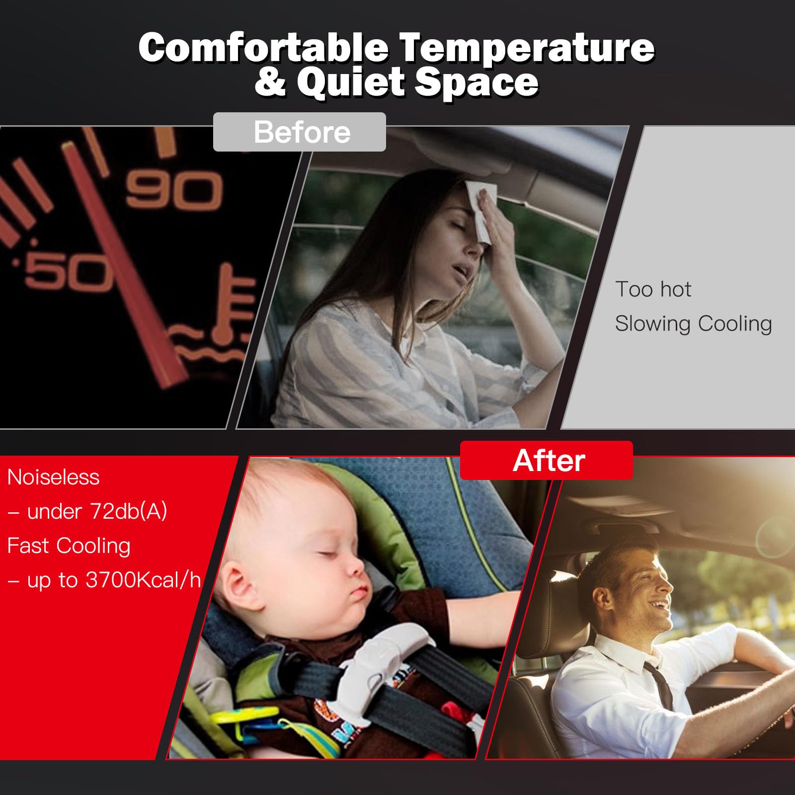 cciyu compressor installed in a Honda Accord demonstrating direct-fit replacement