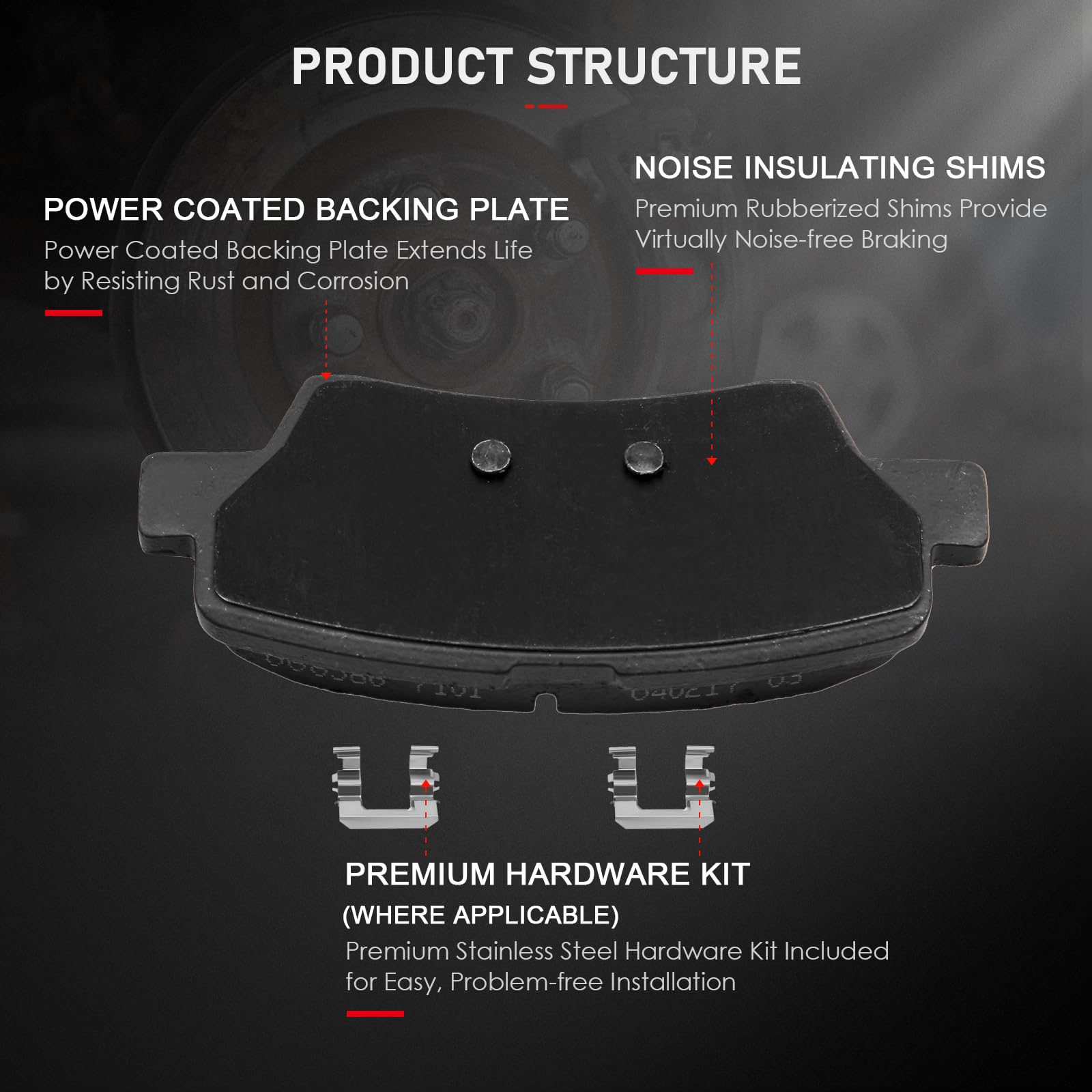 cciyu rear backing plate detail emphasizing secure fit and durability