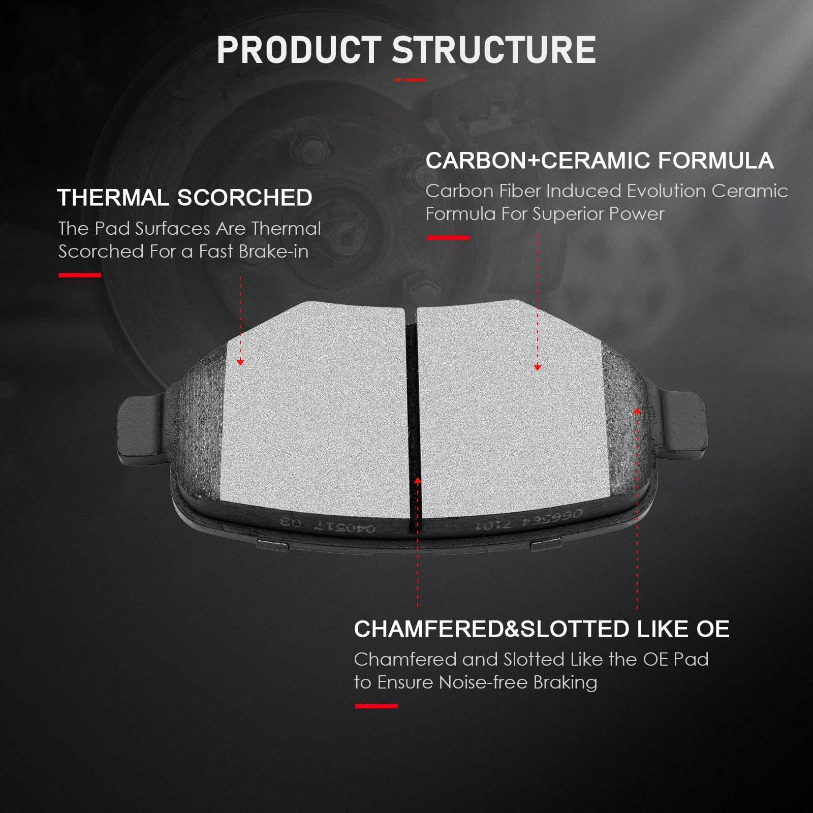 cci yu rear packaging displaying part numbers and compatible models for confident fitment