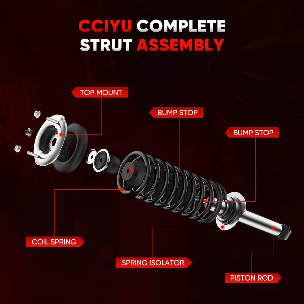 cciyu strut label and part numbers for easy vehicle compatibility check