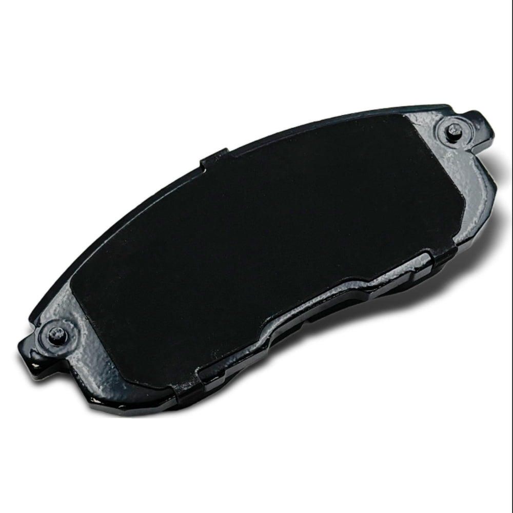CCTECHMASS rear pad fitted in caliper illustrating smooth braking performance