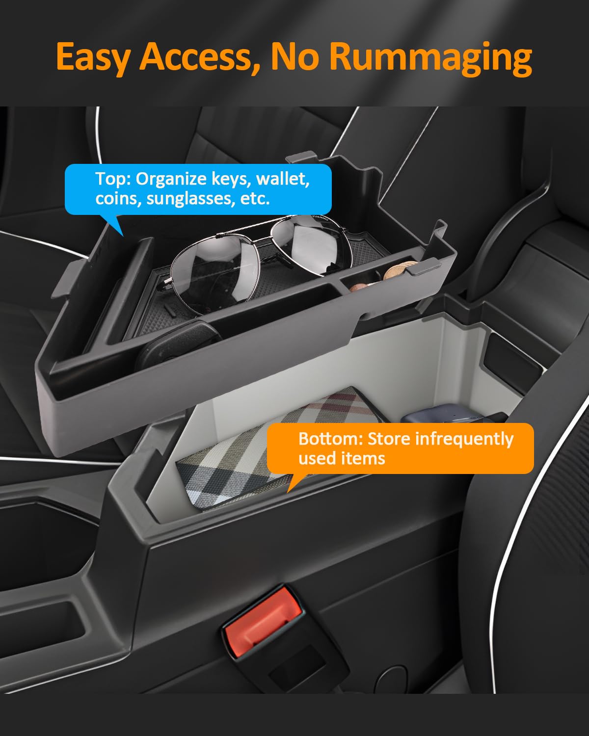 CDEFG removable rubber pad detail preventing sliding and reducing noise