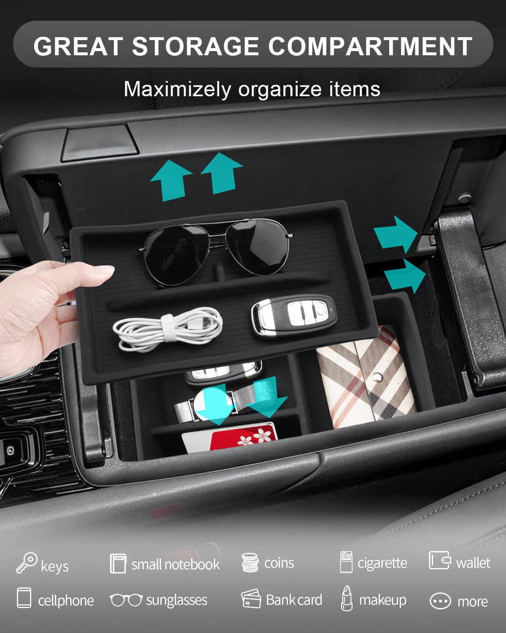 CDEFG side profile installed in RX console providing a flush, factory look