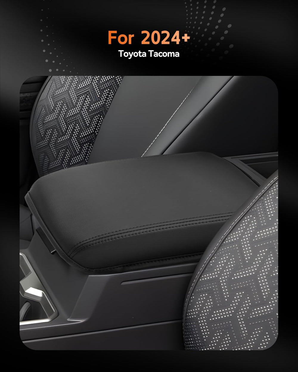 CDEFG close-up of armrest stitching and PU microfiber leather for durability