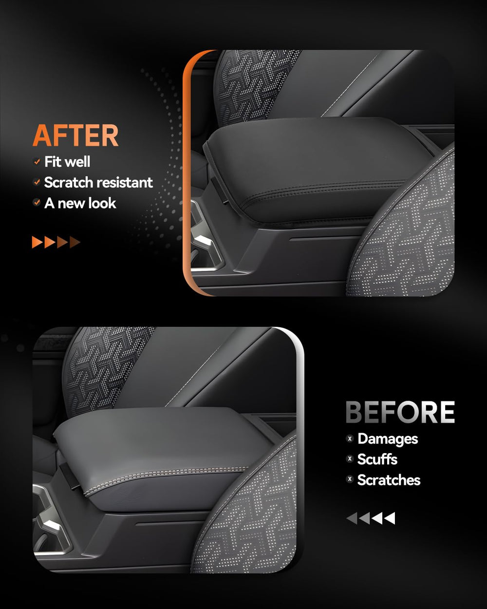 CDEFG cross-section of foam core showing added comfort and support
