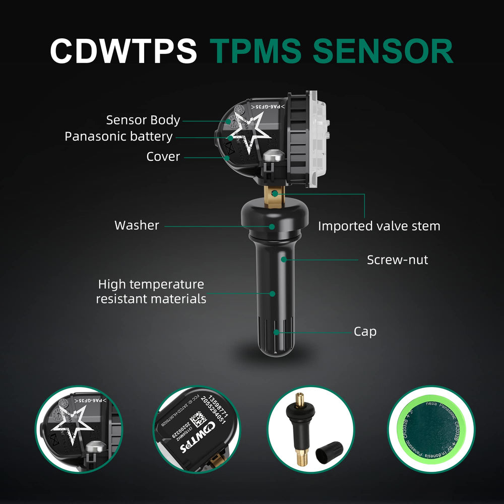 CDWTPS sensor installed on wheel demonstrating straightforward fit and restored monitoring