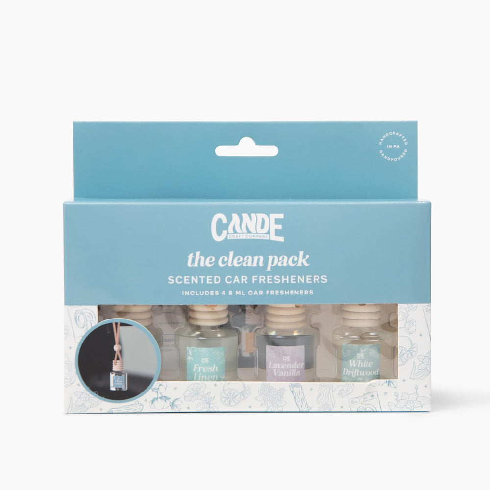 CE CRAFT label and ingredients panel showing scent options and transparency