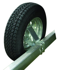 CE Smith front view of side mount carrier showing secure clamp and offset benefit