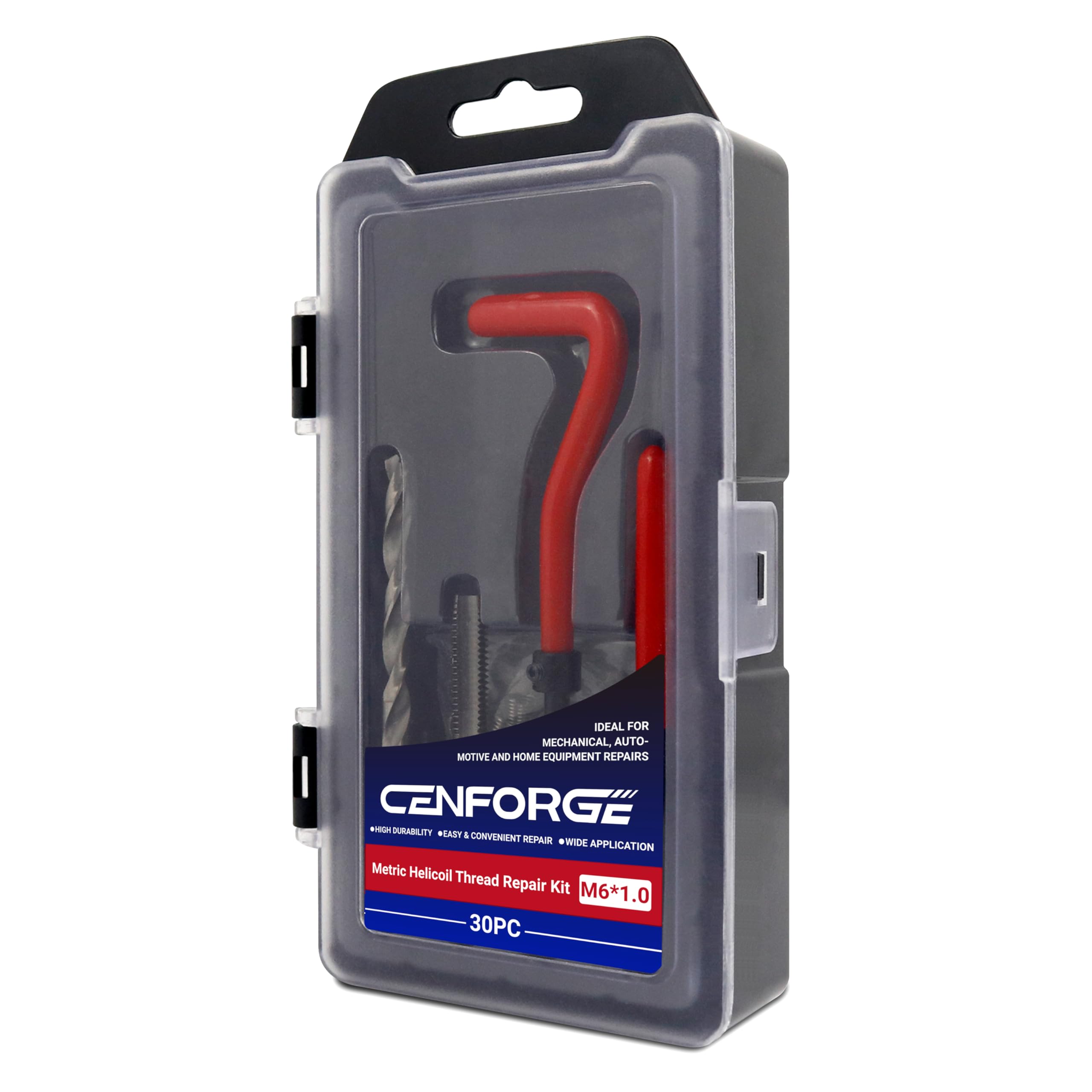 CENFORGE front packaging showing full M6x1.0 kit and benefits