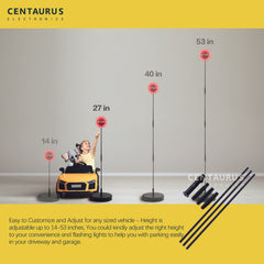 CENTAURUS flexible rod contact point detail absorbing impact and protecting bumper