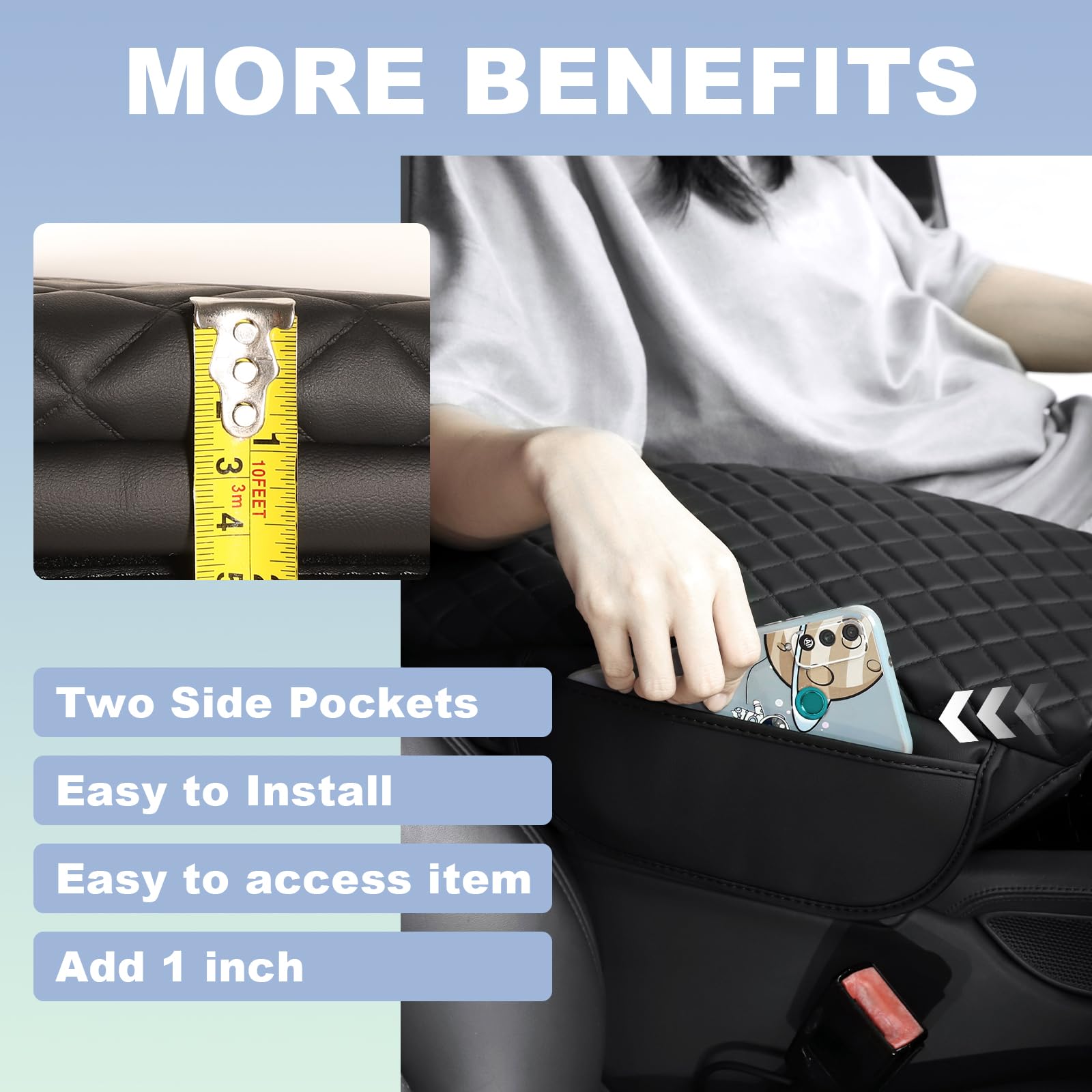CFDSDE elastic strap detail demonstrating secure, no-slip installation