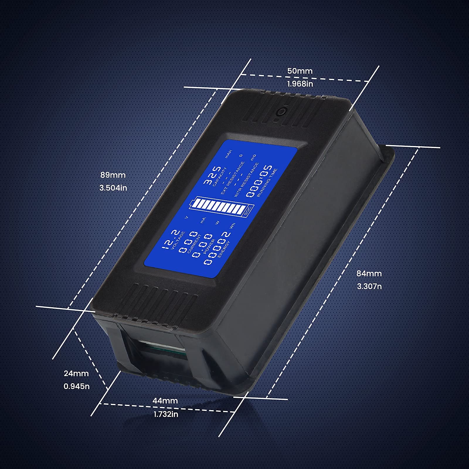 CGELE backlit LCD close-up for clear nighttime visibility and quick checks