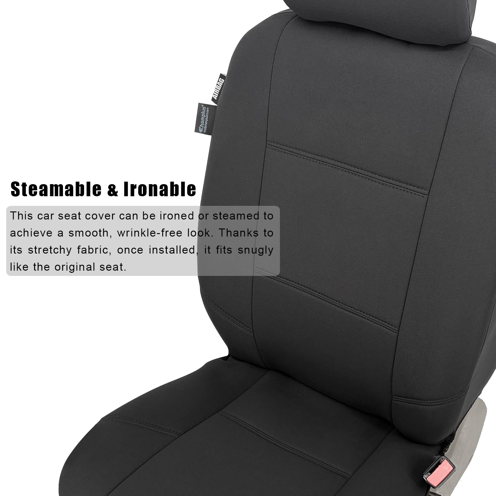 Champlus foam cross-section revealing 5mm high-density cushion for comfort