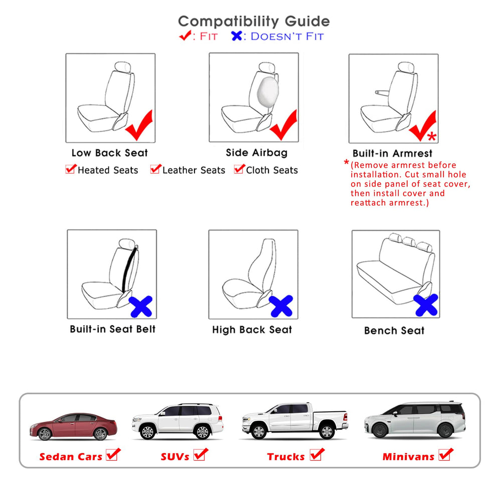 Champlus installation in car showing quick slip-on fit and straps