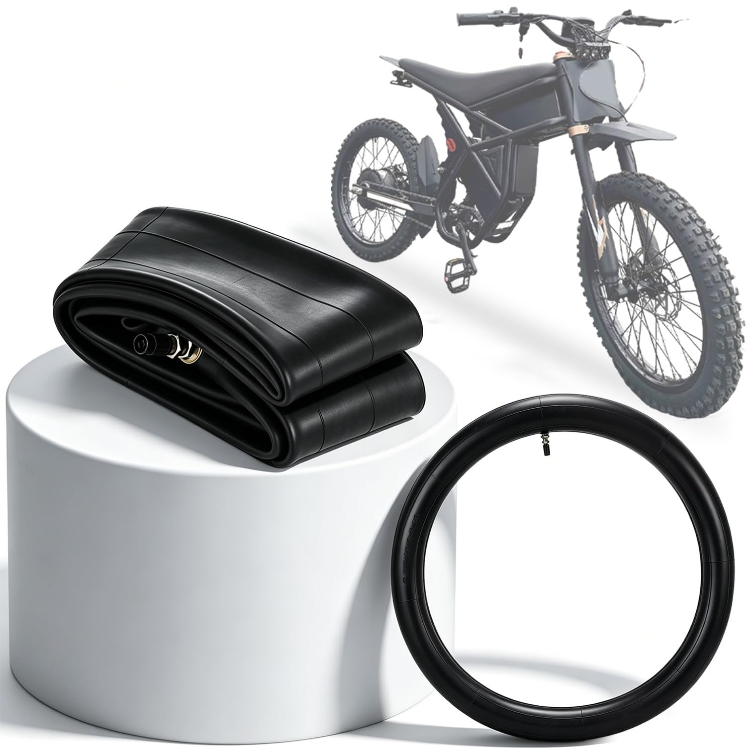CHANGCHENG inner tube front view showing fit and shape benefits