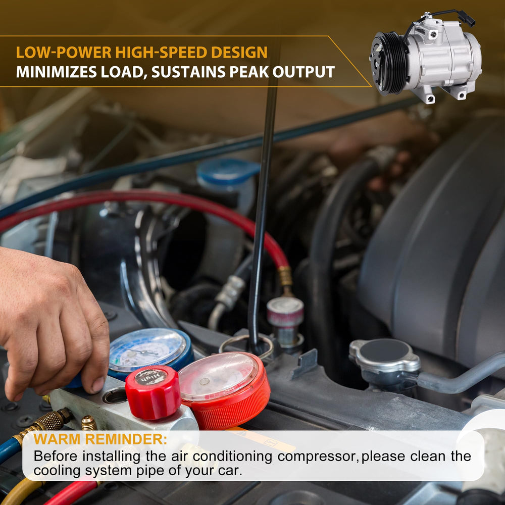 ChaoTianxia compressor installed in an engine bay illustrating seamless integration and restored cooling