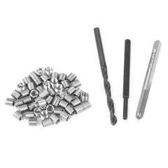 Chazcool close-up of stainless steel M4 thread insert highlighting durable finish