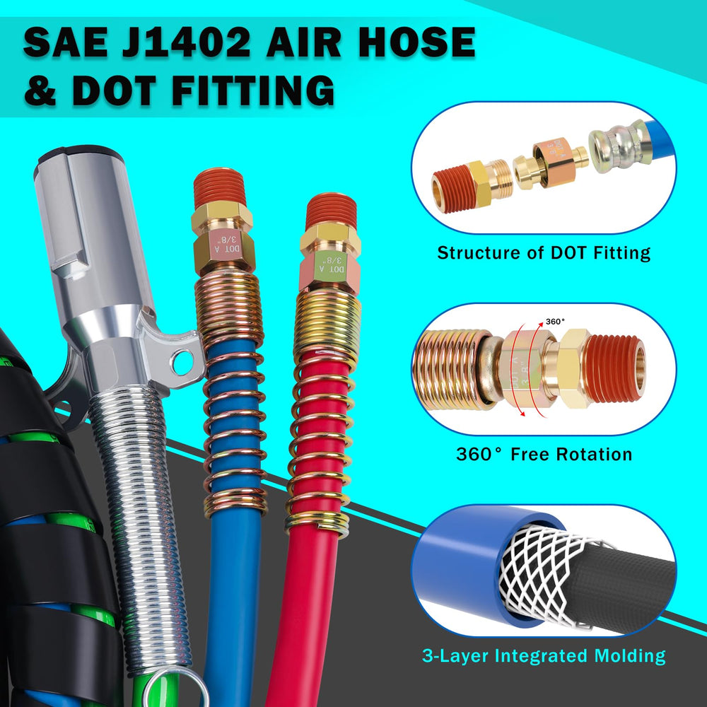 CheeMuii 7‑way zinc die‑cast plug close view showing secure electrical contact and SAE compliance