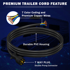 CheeMuii cable stretched to show full 8-foot length for flexible routing