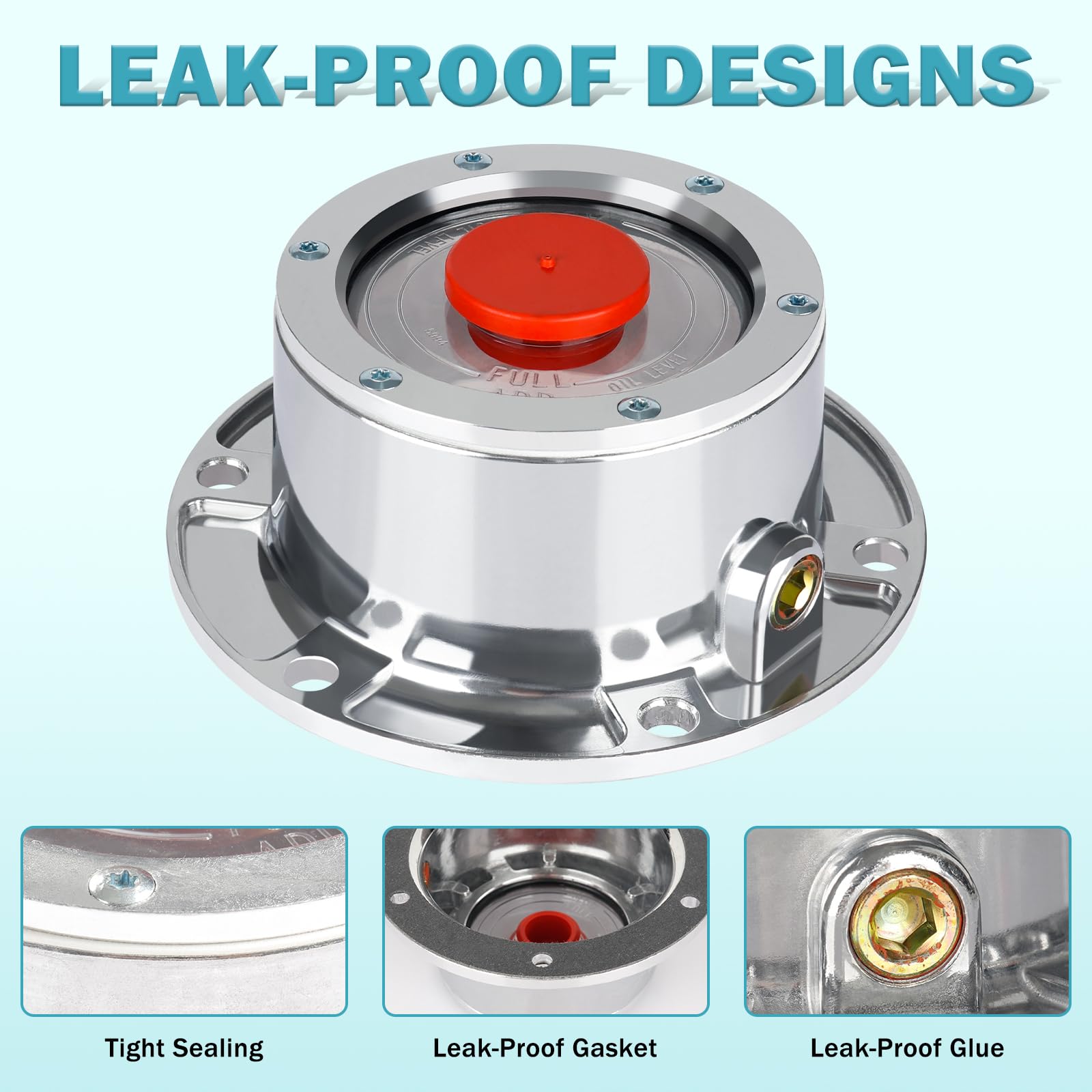 CheeMuii gasket and side plug detail with spare parts for fast onsite replacements