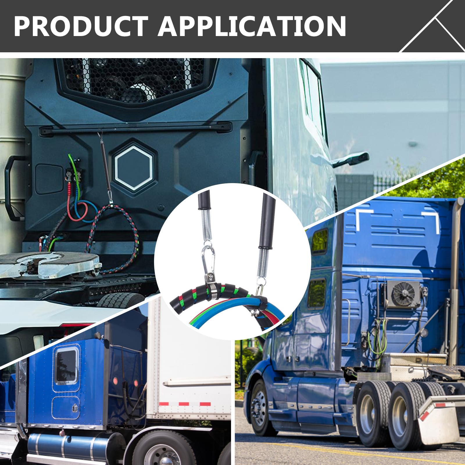 CheeMuii installed on trailer showing organized hoses and professional fleet appearance benefit