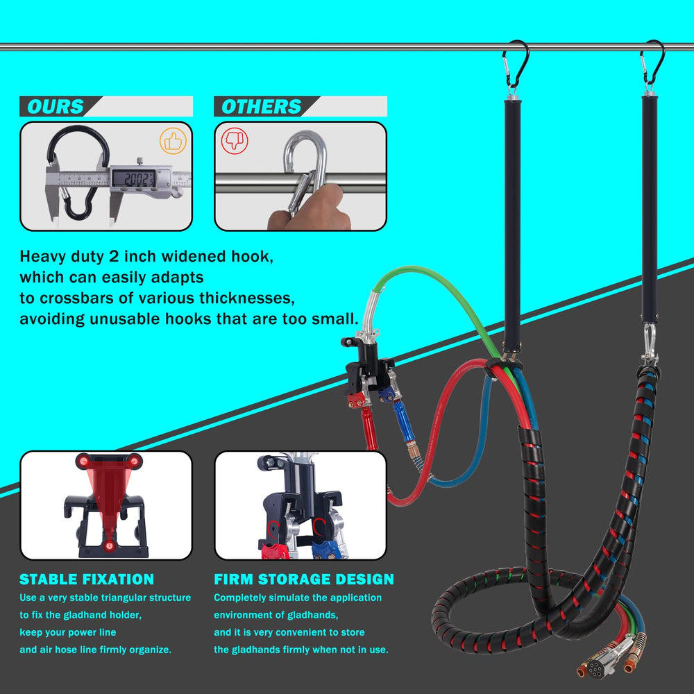 CheeMuii tender spring kit pieces displayed to show clamps, springs and rubber protection