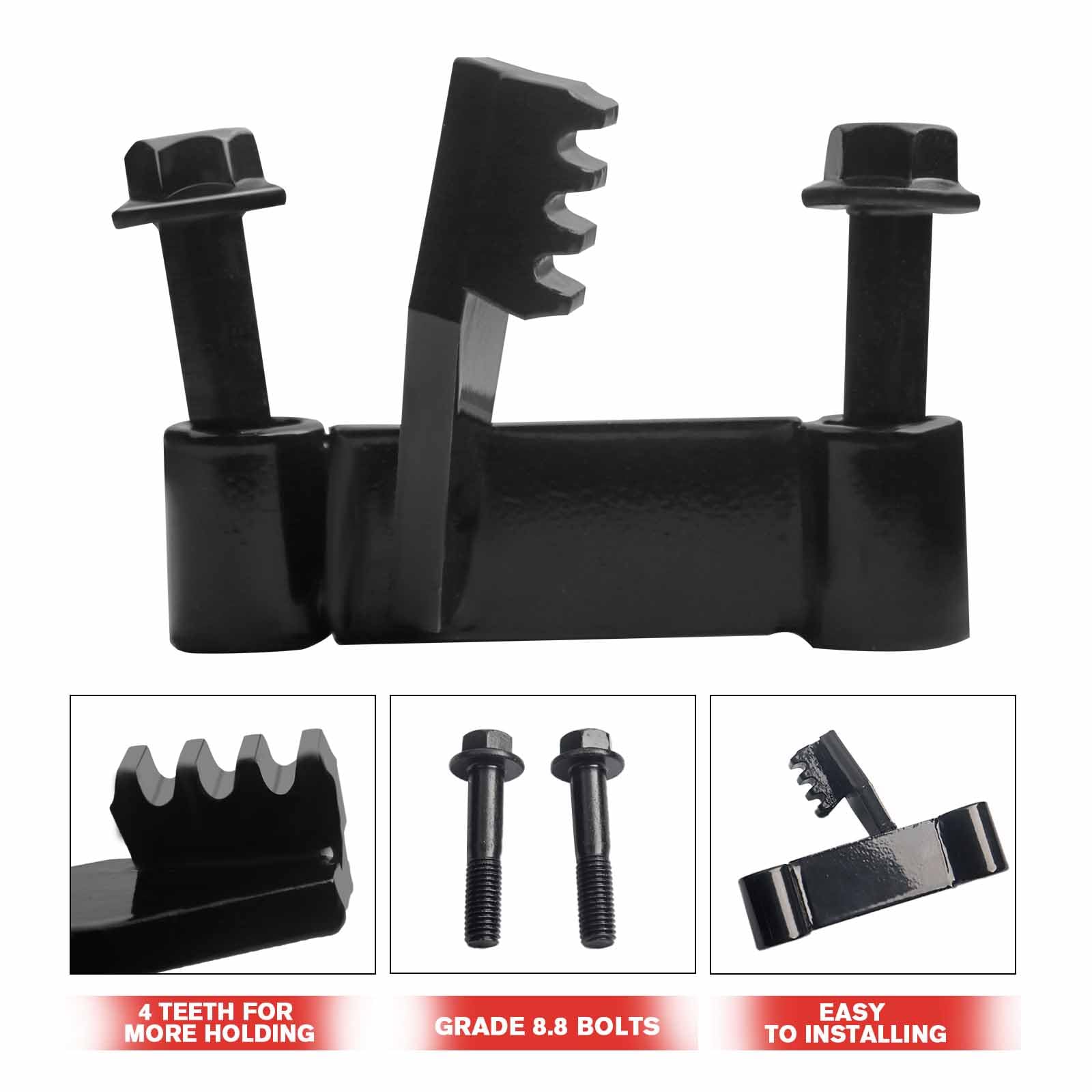 Chelhead packaged tool with two grade 8.8 bolts included for ready installation