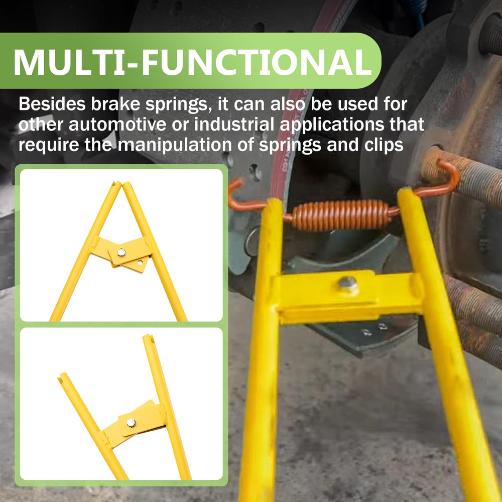 Chelhead LT890 close-up of slotted ends that securely hold springs for safer installs