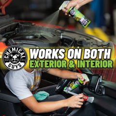 Chemical Guys foaming action close-up lifting dirt for improved cleaning performance