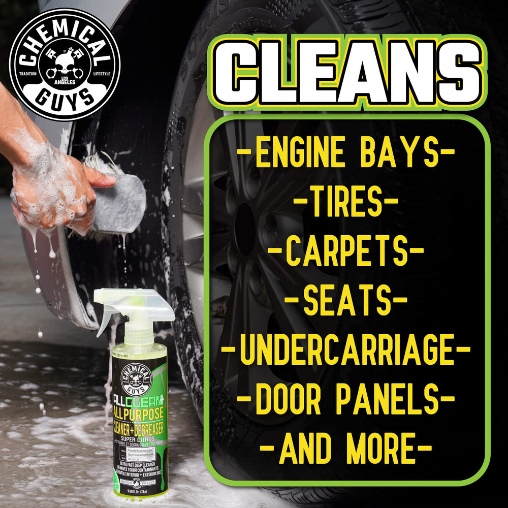 Chemical Guys cleaning vinyl seat demonstrating safe restoration of texture and appearance
