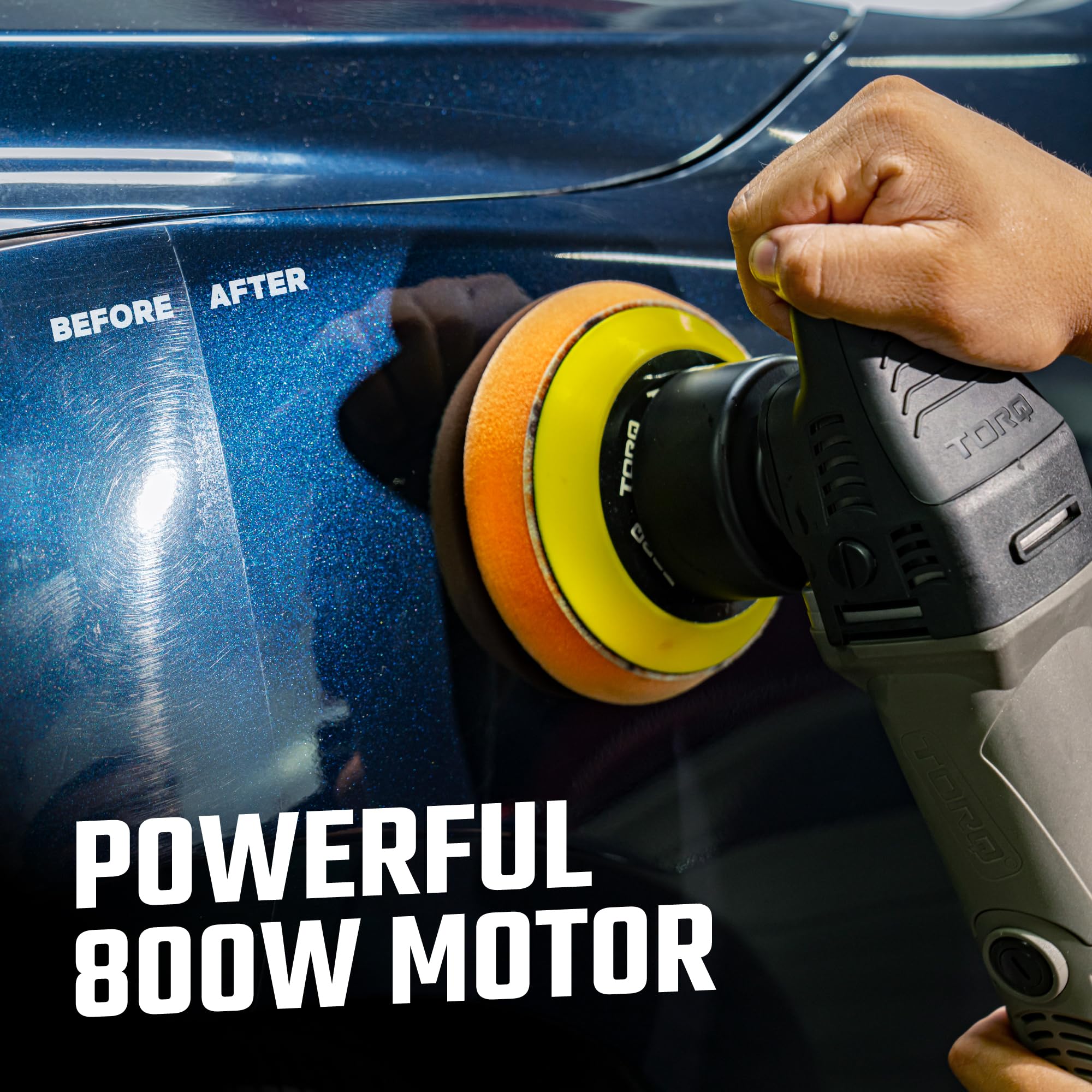 Chemical Guys BUF503 power and speed switch close-up offering precise control benefit