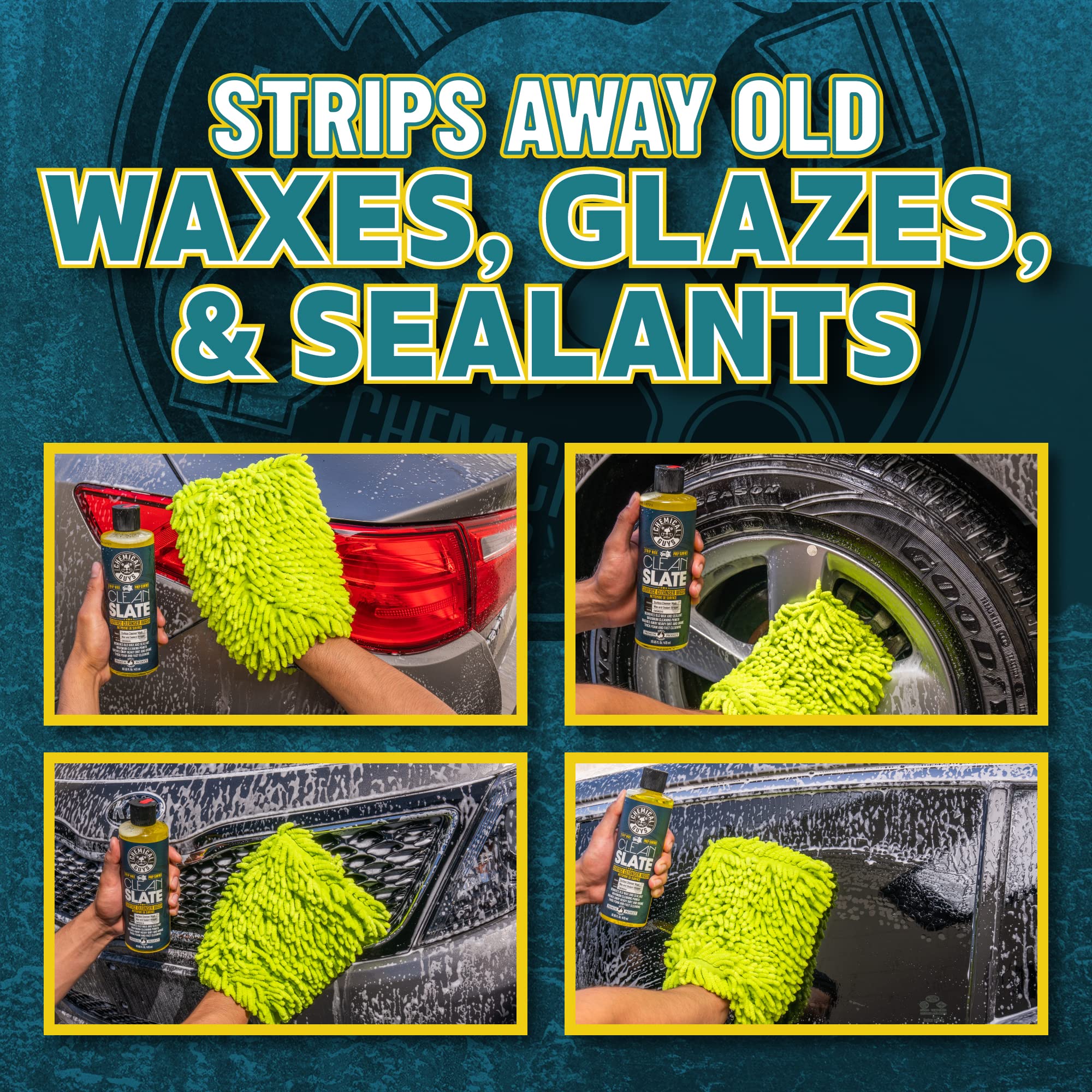 Chemical Guys citrus foam on car hood illustrating deep cleansing power