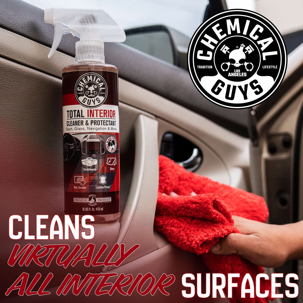 Chemical Guys cleaning cup holder shot highlighting removal of spills and easier maintenance