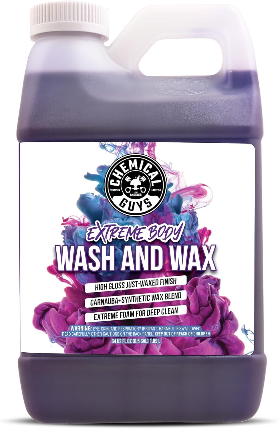 Chemical Guys lifestyle driveway wash scene showing enjoyable grape scent