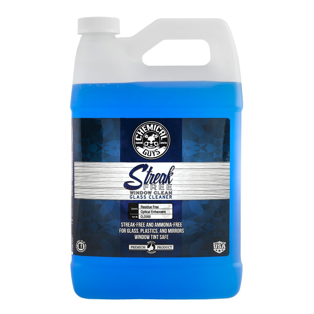 Chemical Guys front view of 1 gallon bottle showing product and size benefit