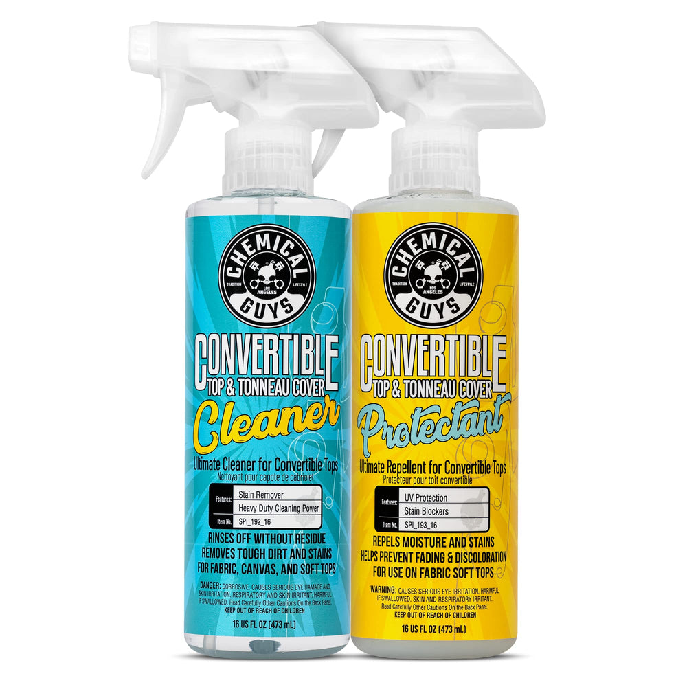 Chemical Guys front packaging of cleaner and protectant showing kit benefits and size