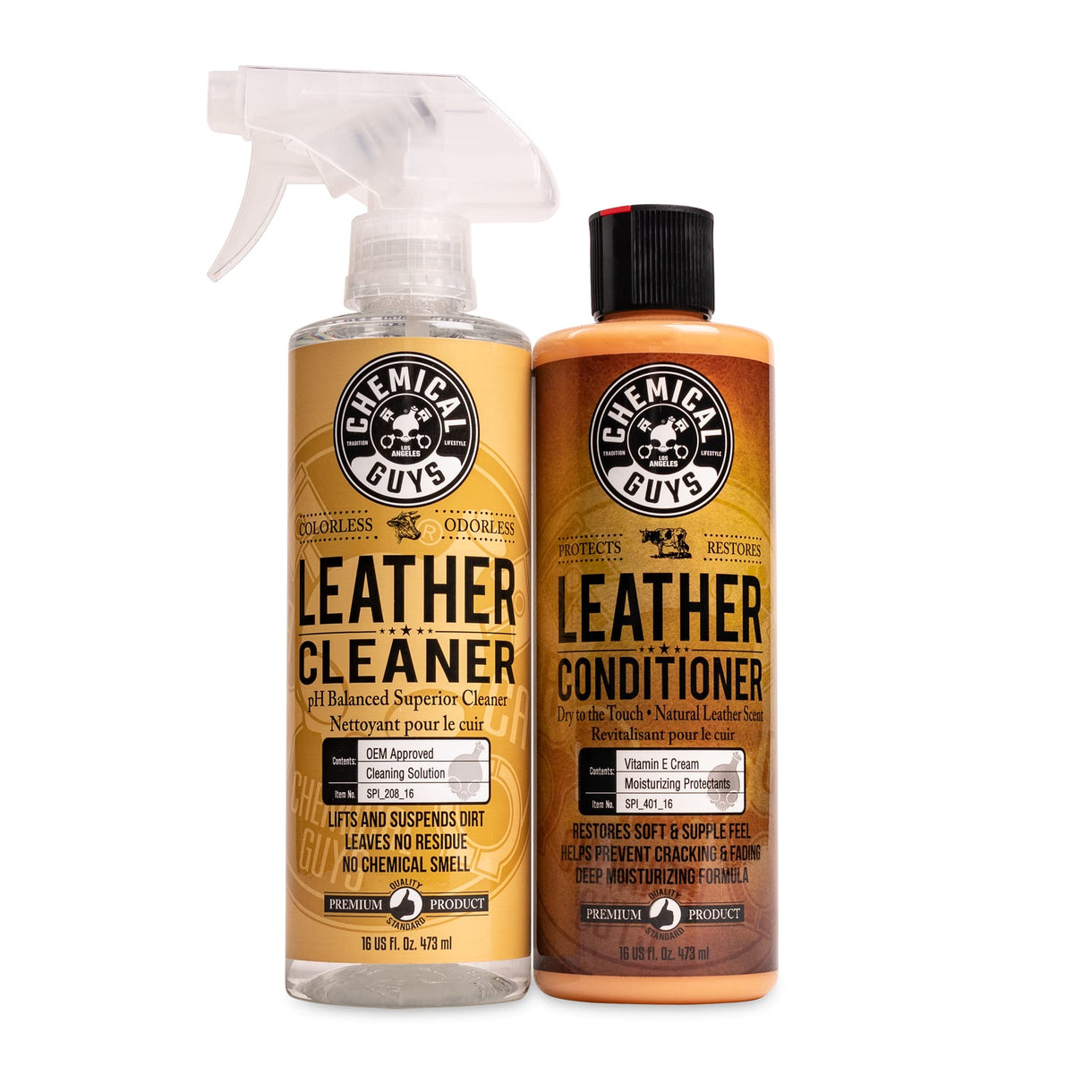 Chemical Guys front packaging showing both 16 oz bottles and kit convenience