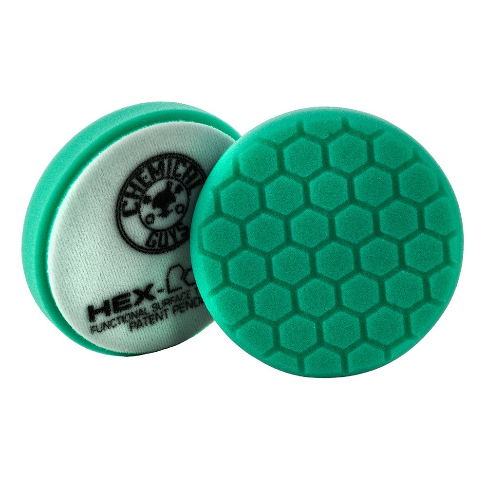 Chemical Guys texture detail of foam surface highlighting hex cuts for reduced heat