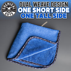 Chemical Guys microfiber fiber close-up highlighting high-pile absorbency