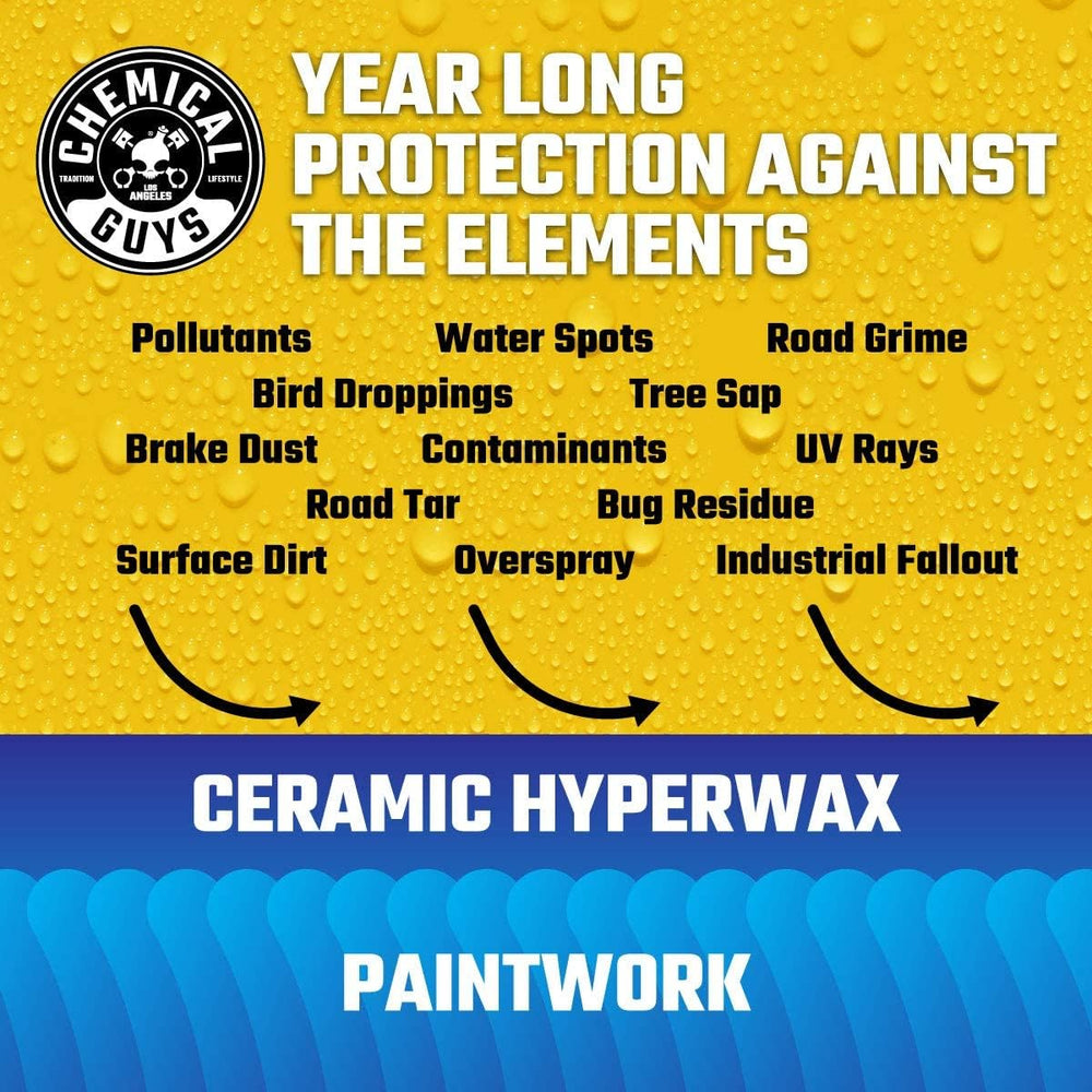 Chemical Guys HydroSlick applied with foam pad showing easy application and coverage