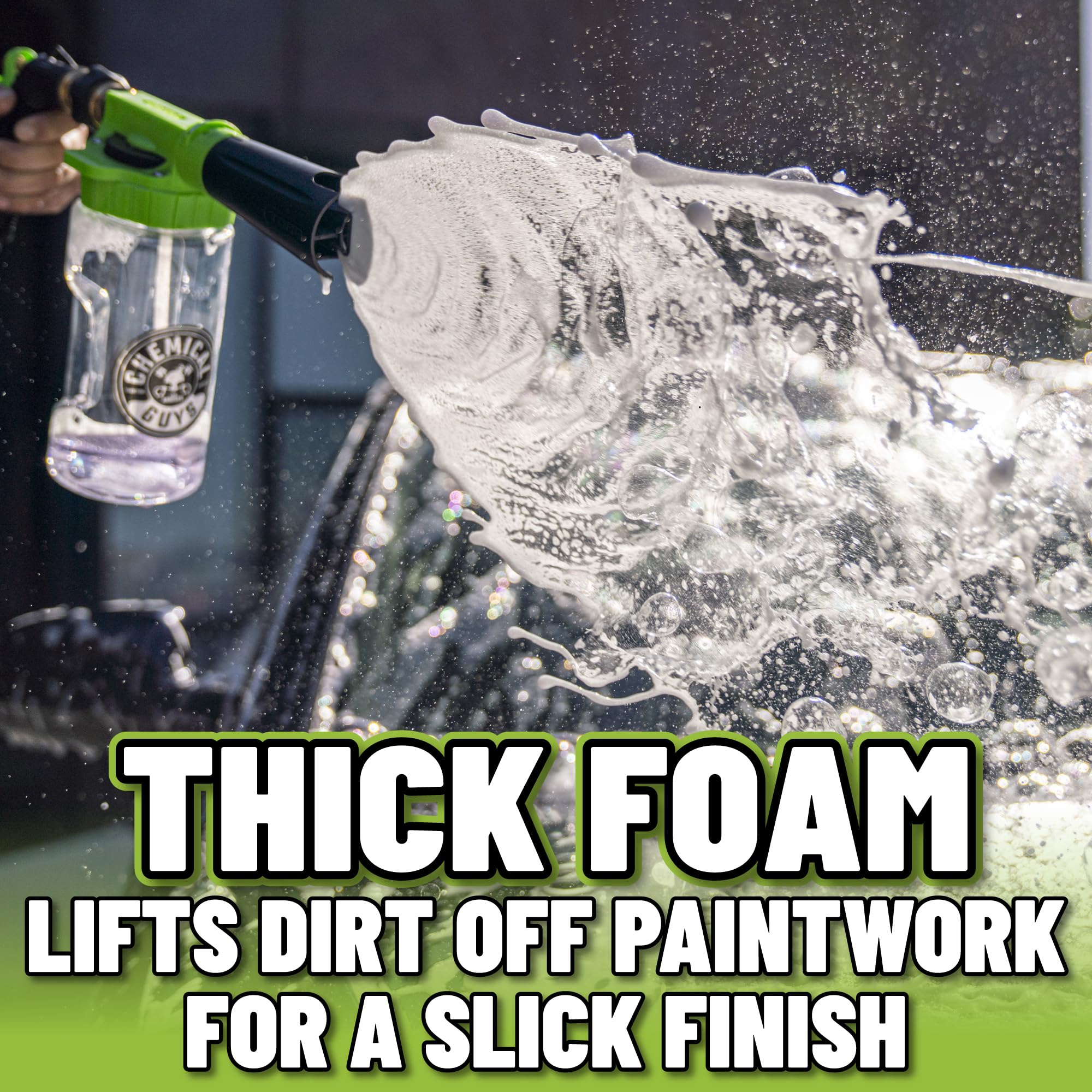 Chemical Guys HydroSuds producing dense foam for safer cleaning