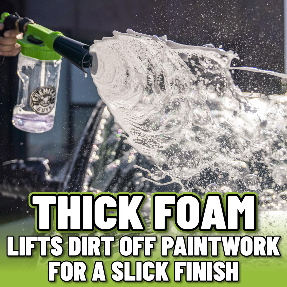 Chemical Guys HydroSuds producing dense foam for safer cleaning