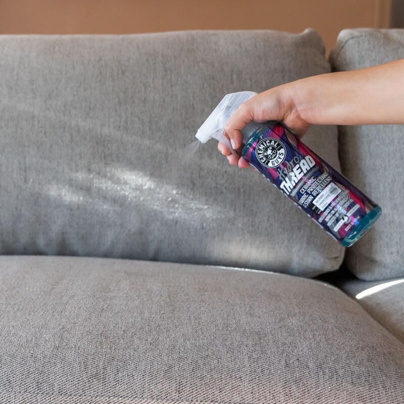 Chemical Guys treated outdoor cushion demonstrating weather resistance