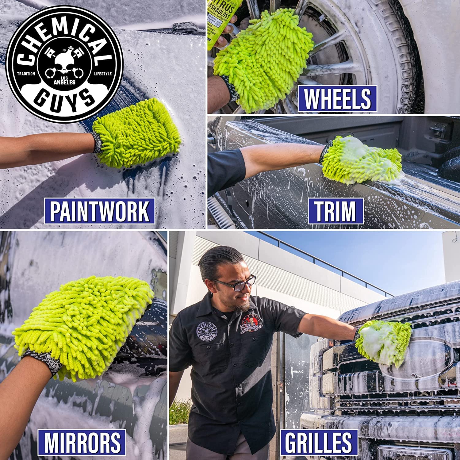 Chemical Guys HydroView on windshield creating water beading