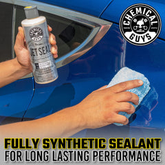Chemical Guys JetSeal applied by hand on paint demonstrating easy use