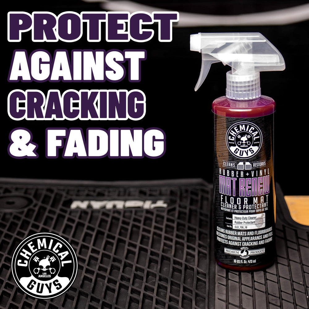 Chemical Guys Mat ReNew spray action lifting grease and grime effectively