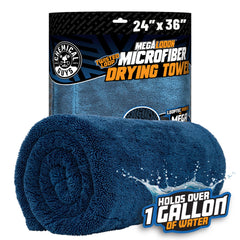 Chemical Guys Megalodon front view showing full towel and fast drying benefit