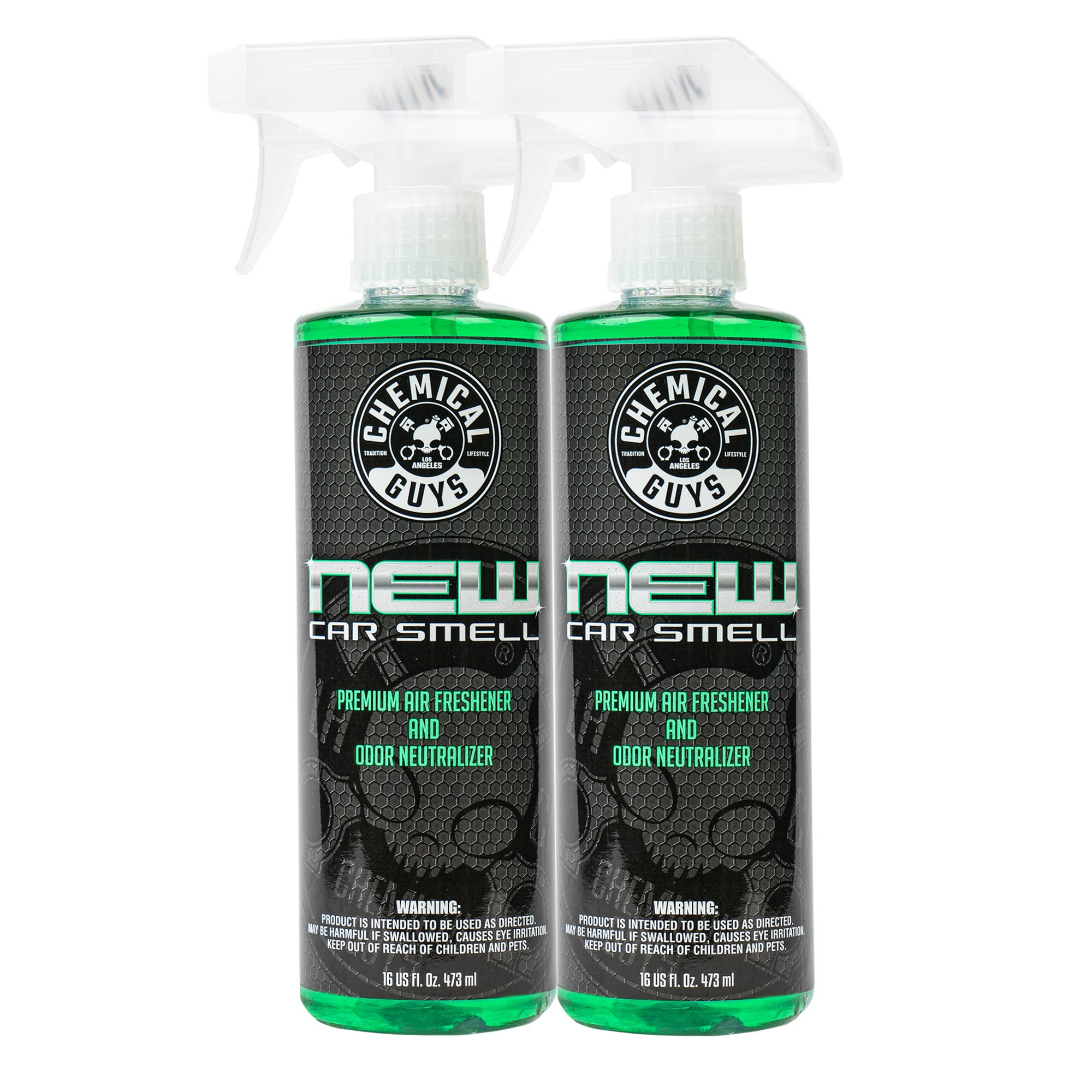 Chemical Guys bottle front label showing product name and benefits
