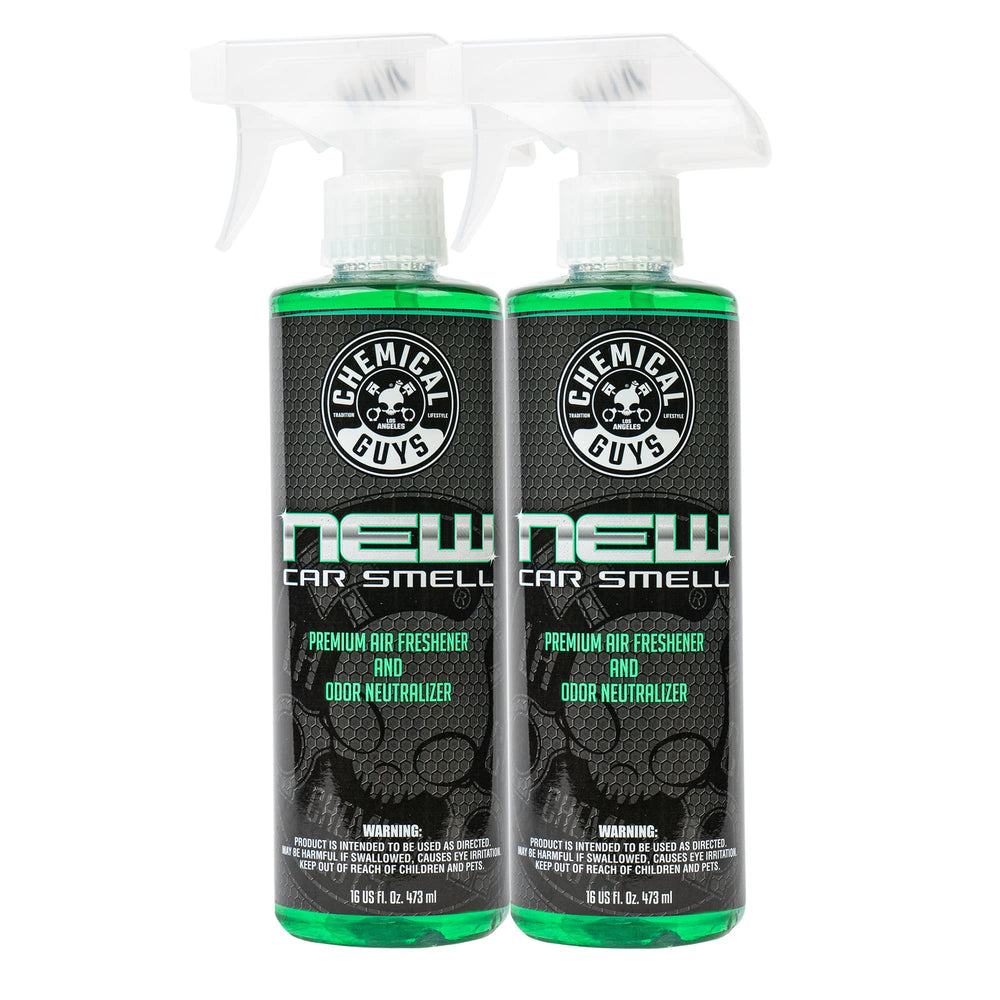 Chemical Guys bottle front label showing product name and benefits