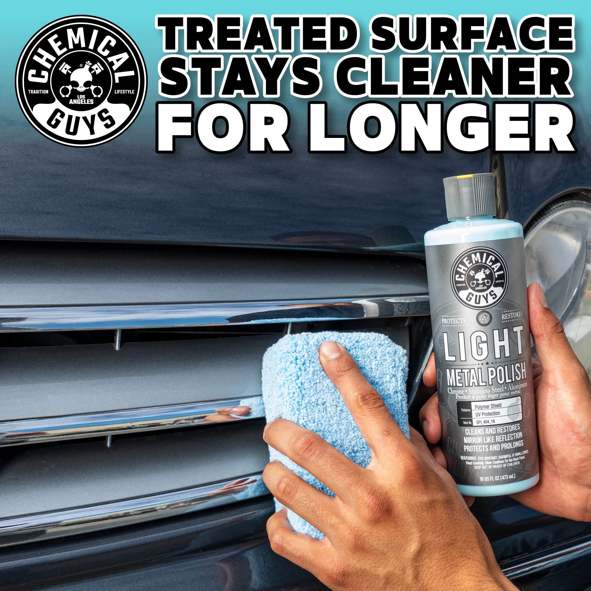 Chemical Guys product in detailing garage illustrating professional results